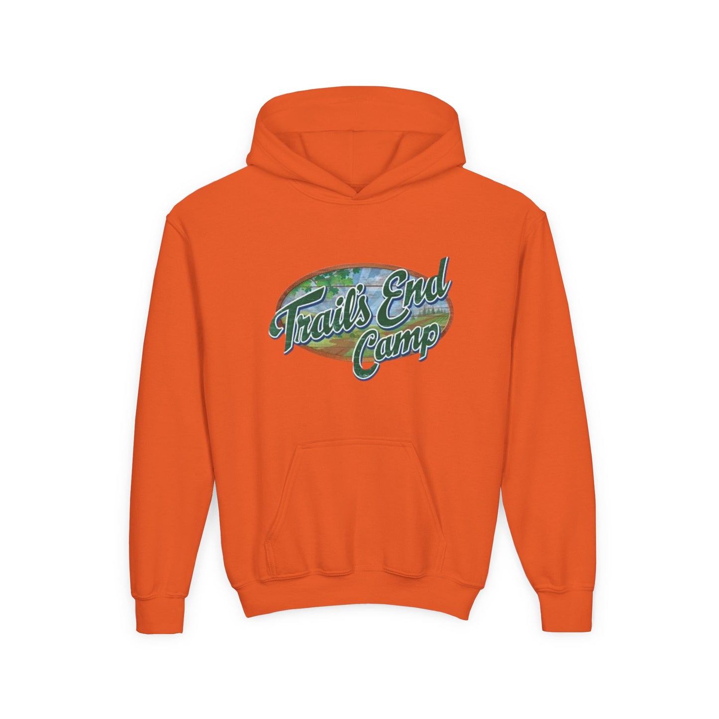Youth Hoodie — Trails End Camp Retro Logo Sweatshirt