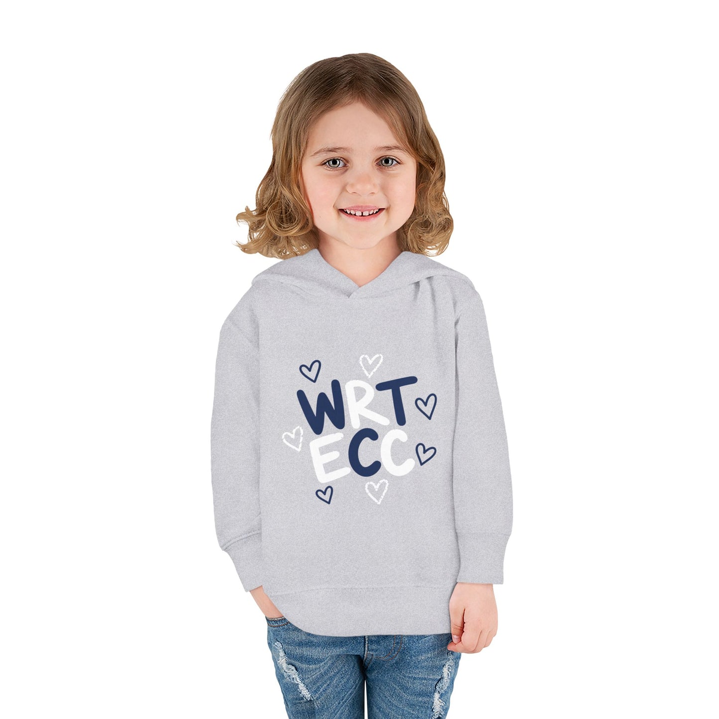 WRT ECC “Marker Script & Doodle Hearts” Toddler Hoodie