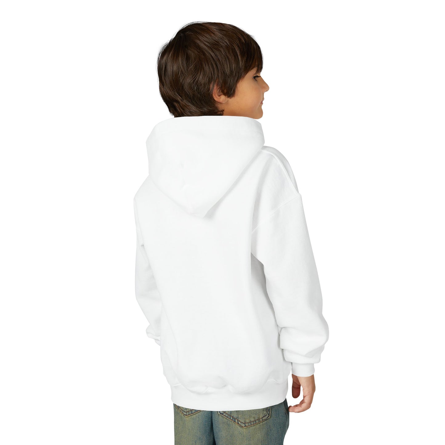 “Heart on Her Sleeve” 🎀 Heart-Filled Statement Bow WRT ECC Kids Hoodie by CGO