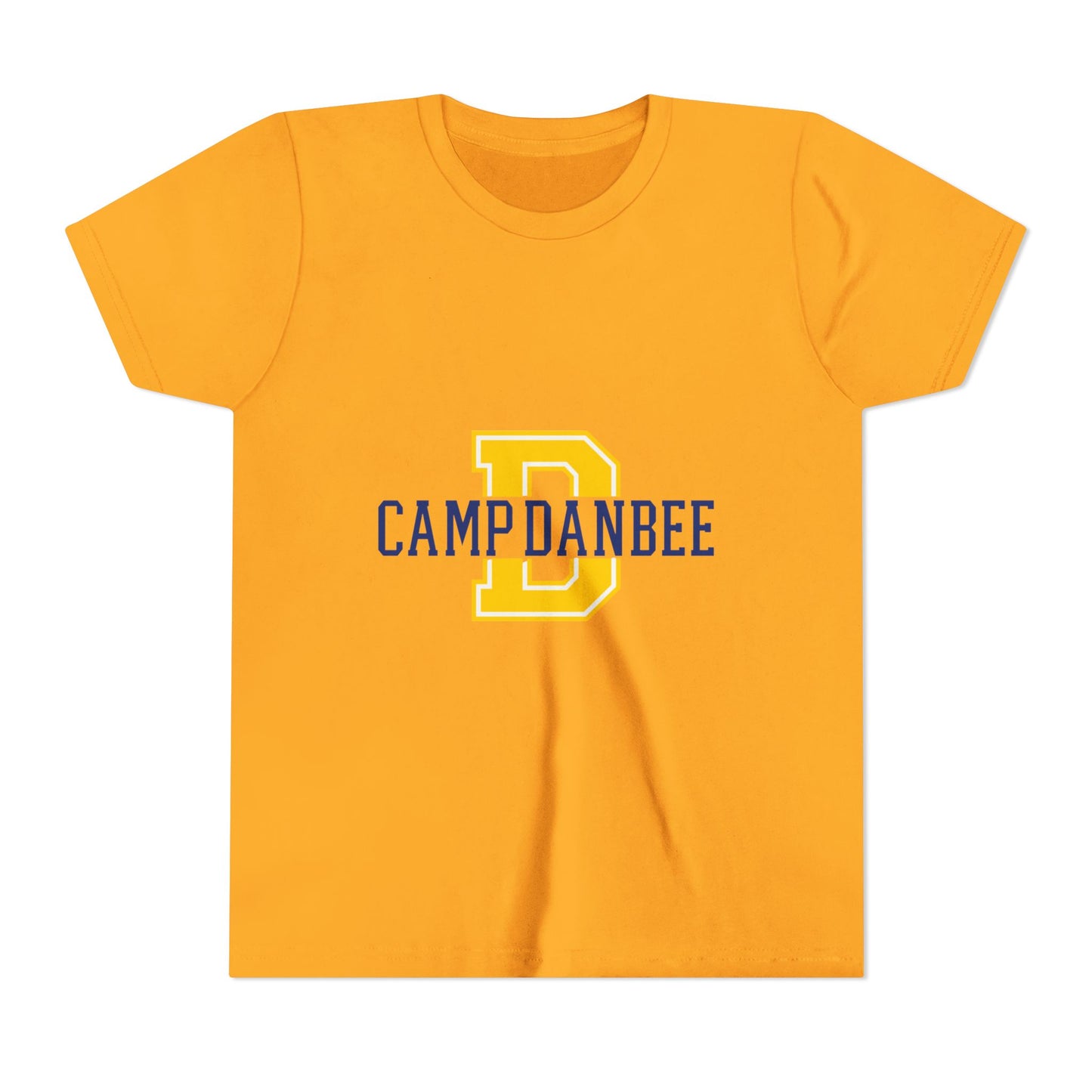 Youth Tee — 'Camp Danbee' Letterman D Logo Kids Shirt