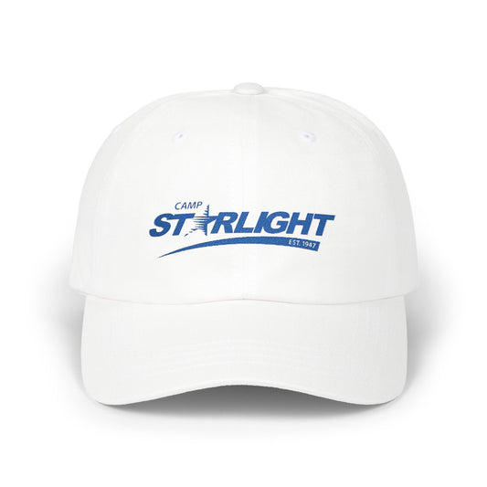 Camp Starlight Embroidered Dad Cap – Vintage Blue Logo Baseball Hat