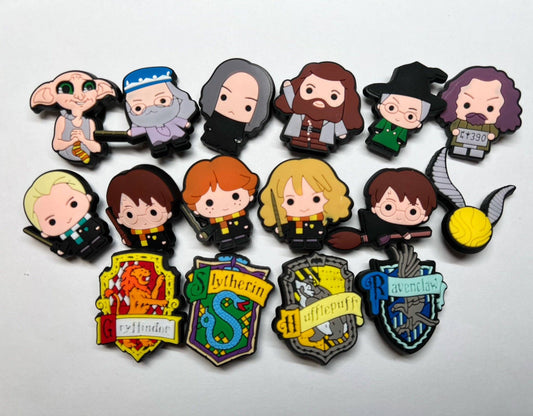 HP Harry Potter Croc shoe charms Shoe Decal Charms JuliesDecal anime charms: Set of 16pcs