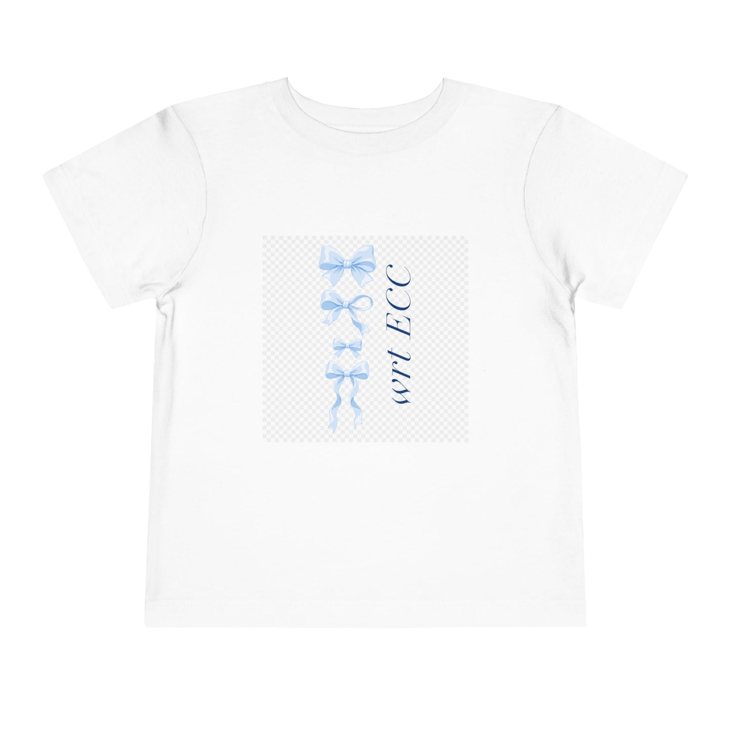 “Bow & Tell” 🎀 ECC Ribbon Bows Toddler Spirit Tee by CGO