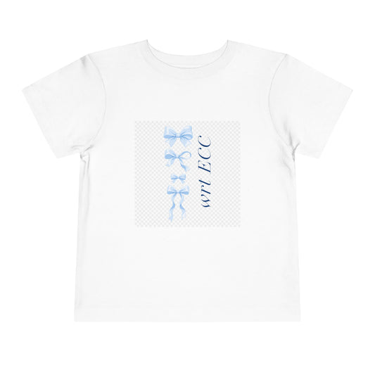 “Bow & Tell” 🎀 ECC Ribbon Bows Toddler Spirit Tee by CGO