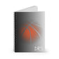Basketball Spray-Effect Ruled Spiral Notebook — Personalized DRS