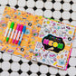“Kaleidoscope Coloring:” 🩷🧡💛💚 Neon by Editors of Silver Dolphin Books: Kit - Paperback; 64 pages / English