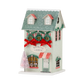 Christmas village cake shoppe house with glitter