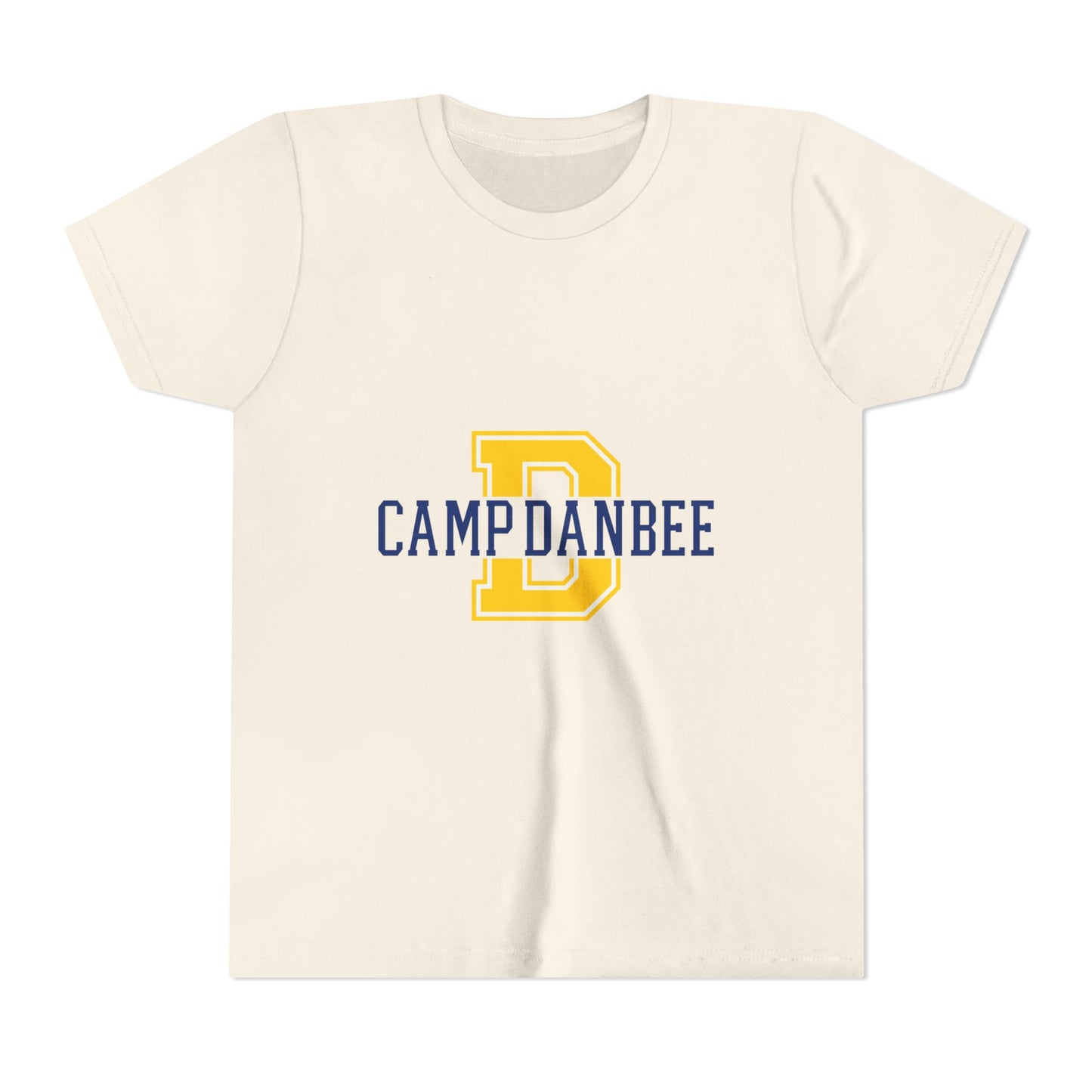 Youth Tee — 'Camp Danbee' Letterman D Logo Kids Shirt