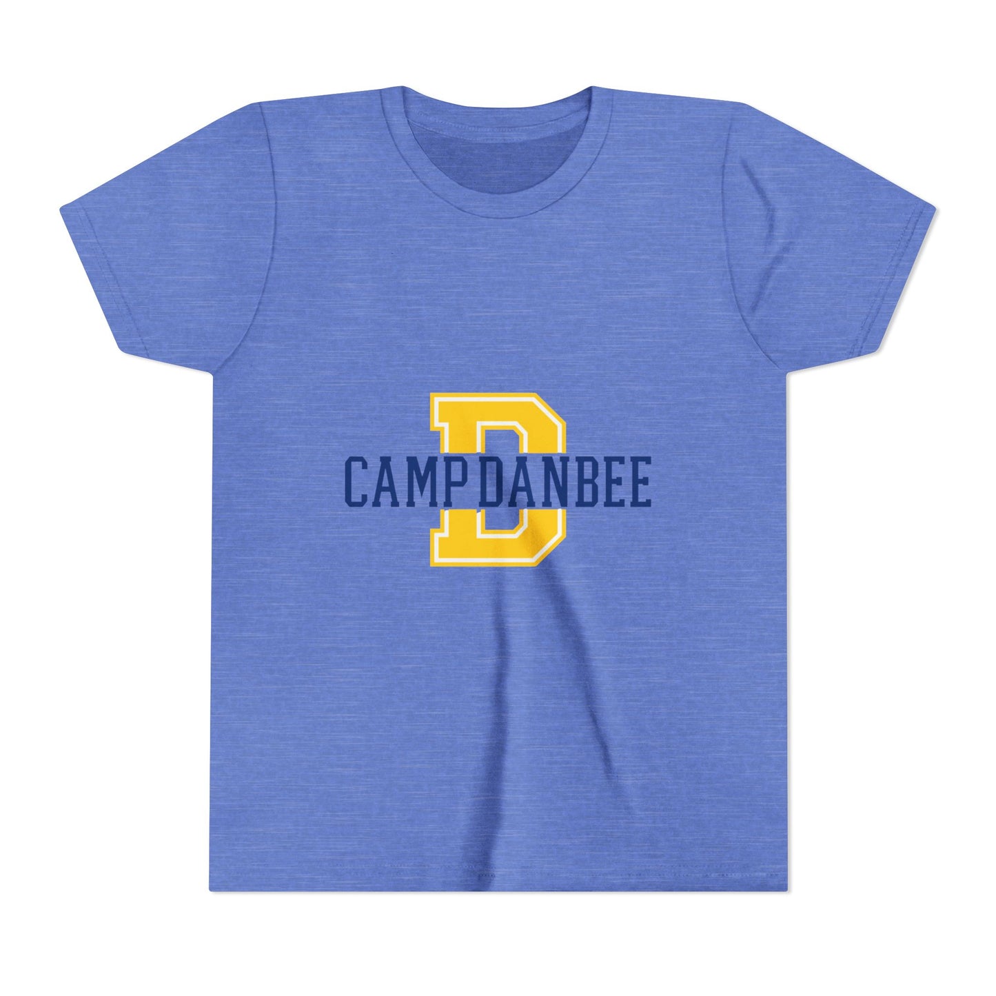 Youth Tee — 'Camp Danbee' Letterman D Logo Kids Shirt