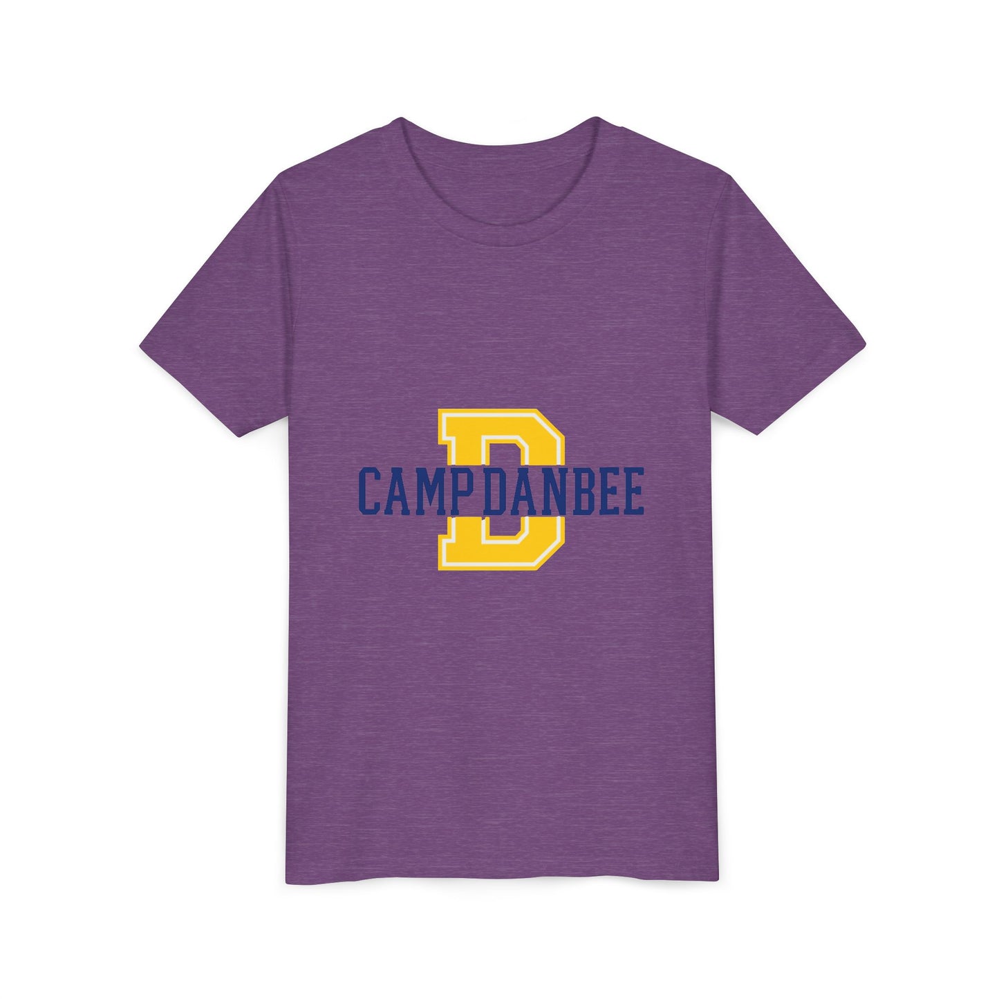 Youth Tee — 'Camp Danbee' Letterman D Logo Kids Shirt