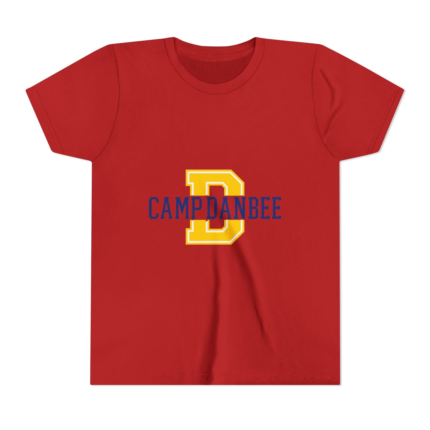Youth Tee — 'Camp Danbee' Letterman D Logo Kids Shirt