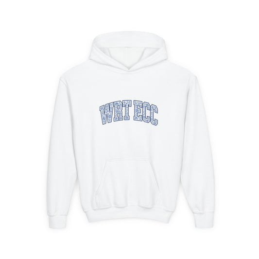 “Toile Story” 💙 Toile Varsity WRT ECC Kids Hoodie by CGO
