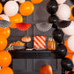 “Earning Your Stripes” 🖤 Halloween Striped Paper Plates (8 Count, 10") by My Mind's Eye