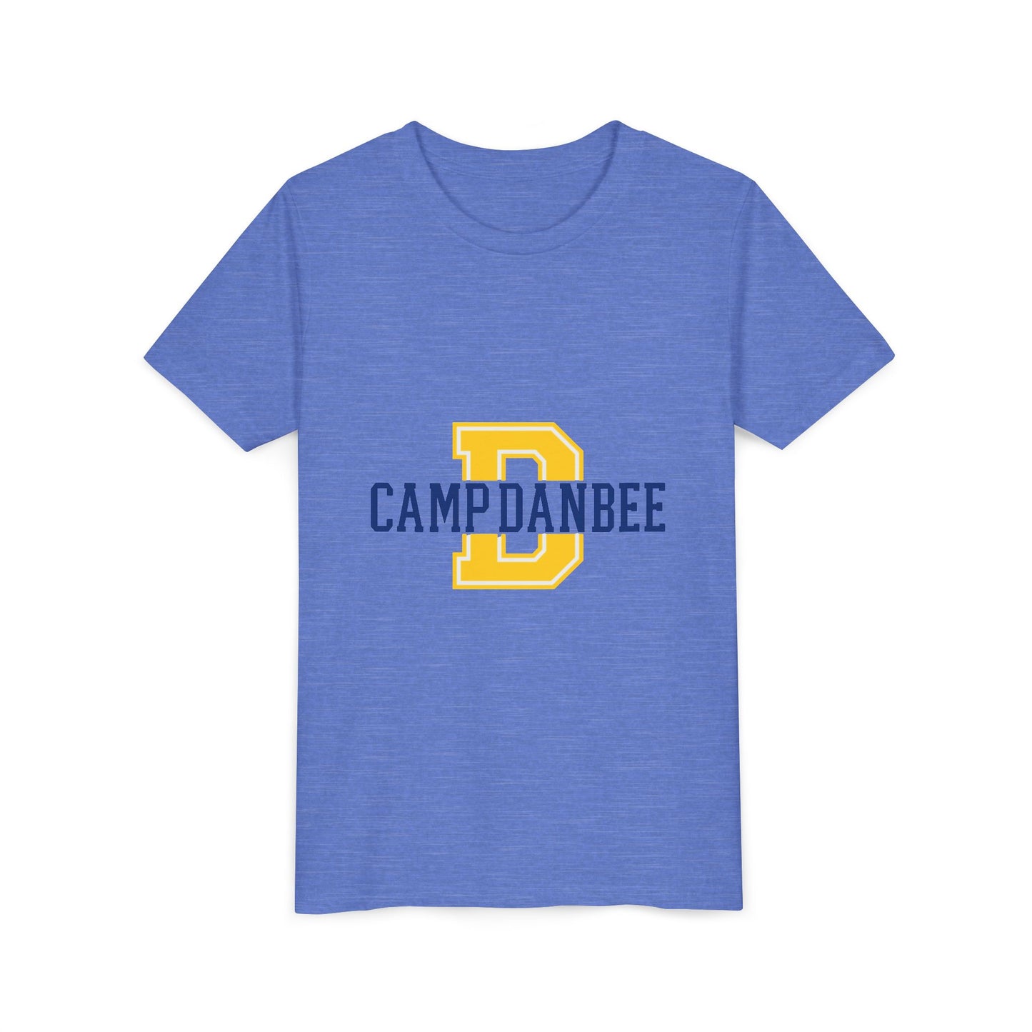 Youth Tee — 'Camp Danbee' Letterman D Logo Kids Shirt
