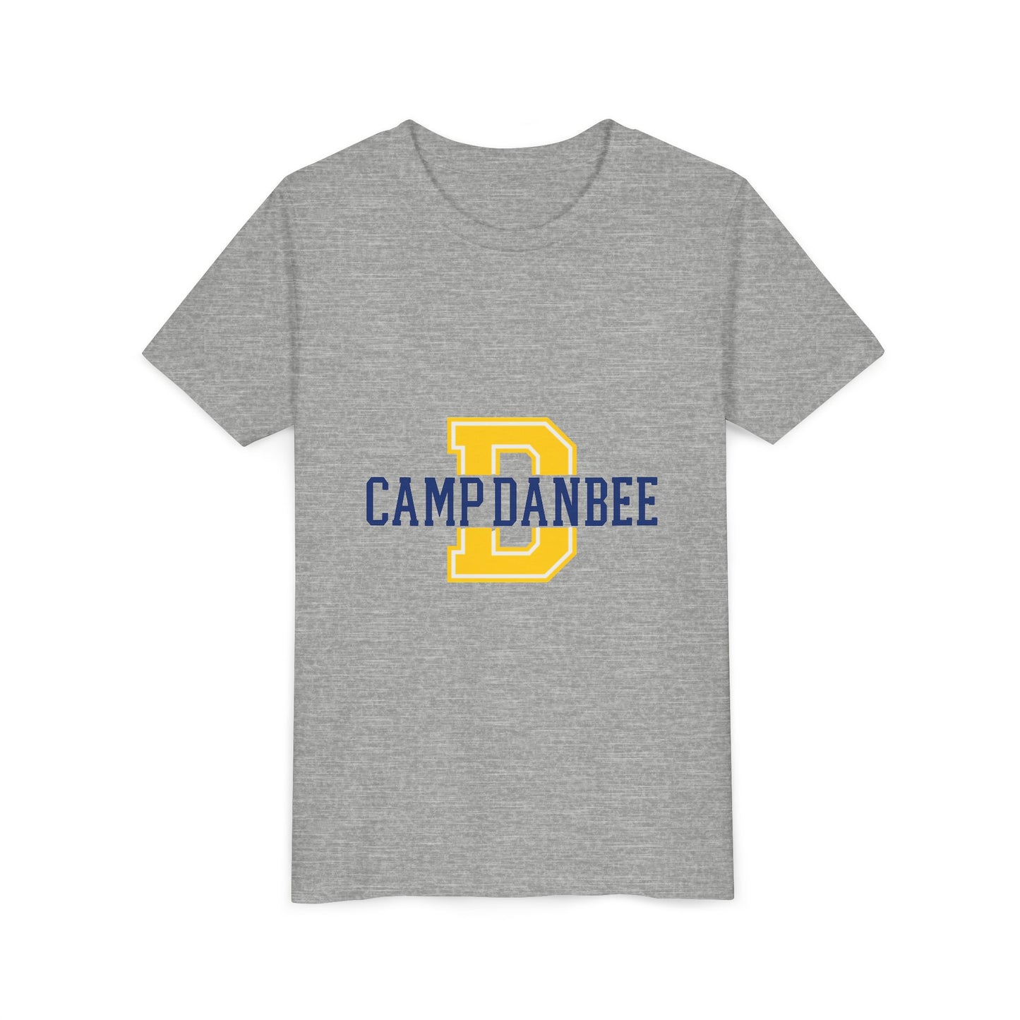 Youth Tee — 'Camp Danbee' Letterman D Logo Kids Shirt