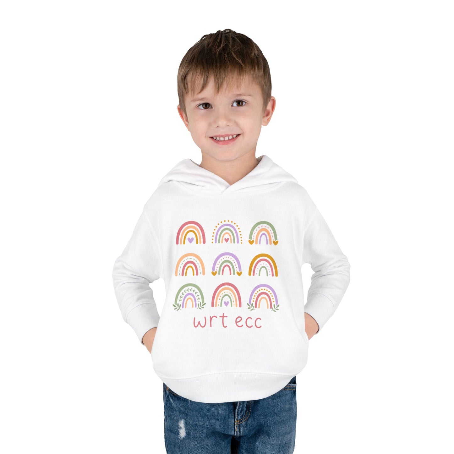 WRT ECC “Boho Rainbow Grid” Toddler Hoodie