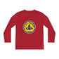 Youth Long Sleeve Tee - Pine Forest Camp Patch Design