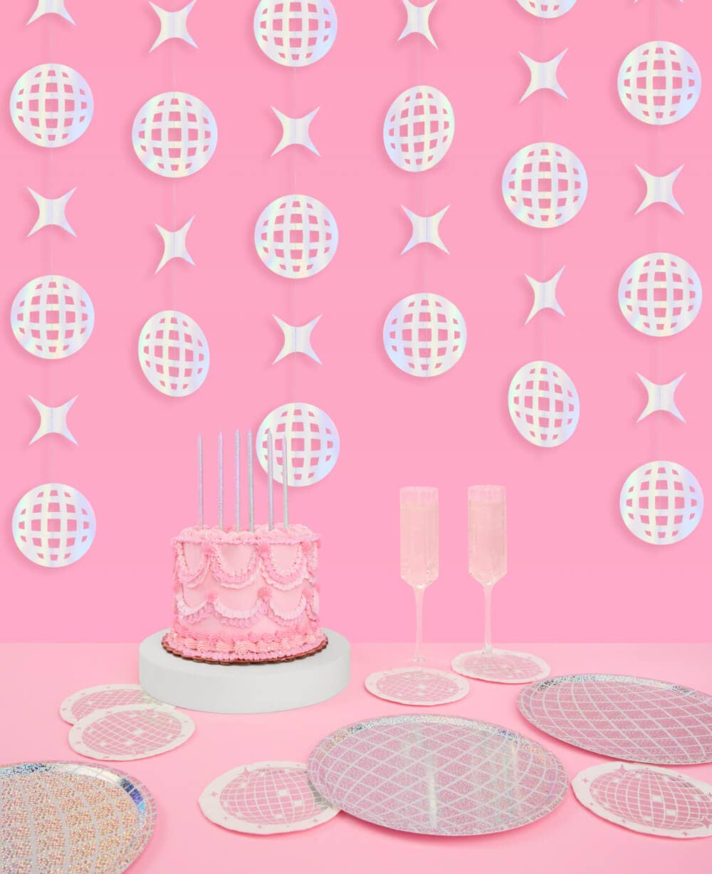 “Last Disco” 🪩 Disco Party Garland Decorations by xo, Fetti