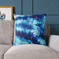 Blue Tie Dye Square Poly Canvas Pillow with a playful design, perfect for adding a pop of color to any room. Ideal for lounging or snuggling, this eye-catching pillow enhances your home decor while reflecting your unique style.