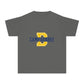 Youth T-Shirt — Camp Danbee Yellow Tee with Letter D