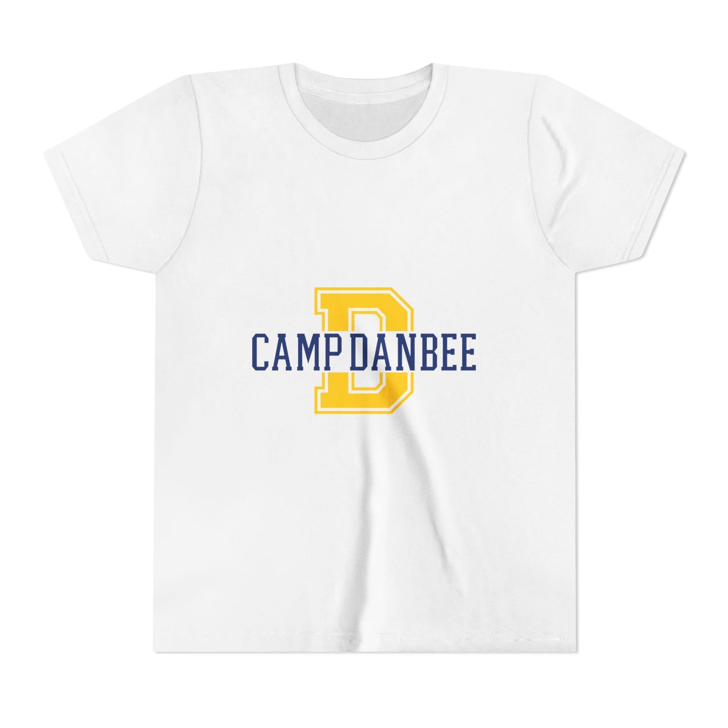 Youth Tee — 'Camp Danbee' Letterman D Logo Kids Shirt