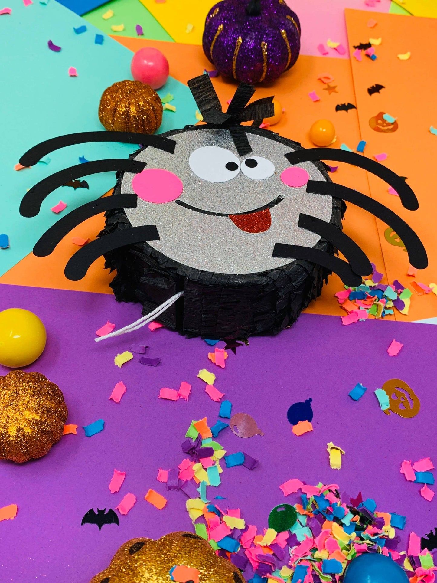 “Charlotte” 🕷️ Mini Spider Piñata Halloween Indoor Decoration