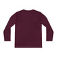 Youth Long Sleeve Tee - Pine Forest Camp Patch Design