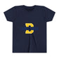 Youth Tee — 'Camp Danbee' Letterman D Logo Kids Shirt