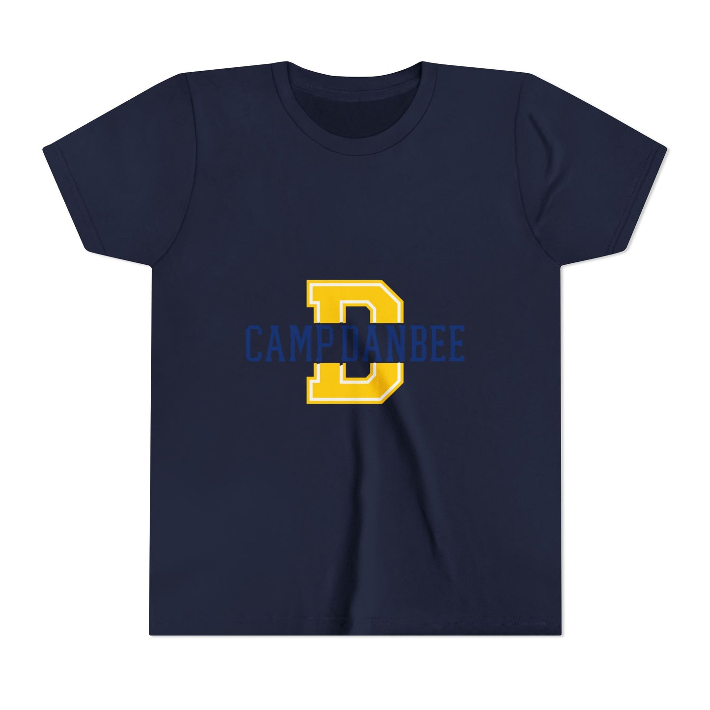 Youth Tee — 'Camp Danbee' Letterman D Logo Kids Shirt