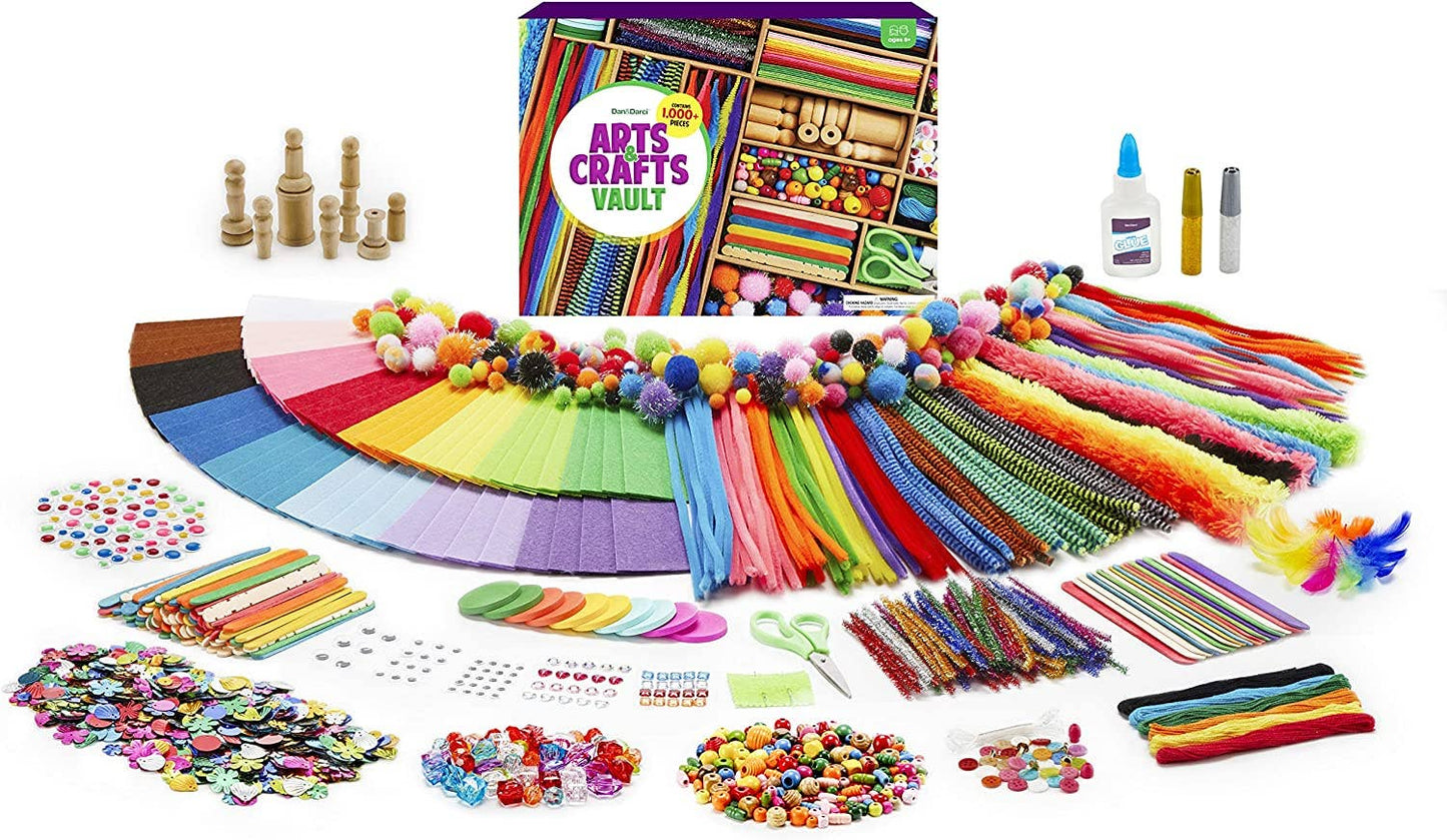 "Crafty Vault" 🎨 Mega Arts & Crafts Set by Dan&Darci