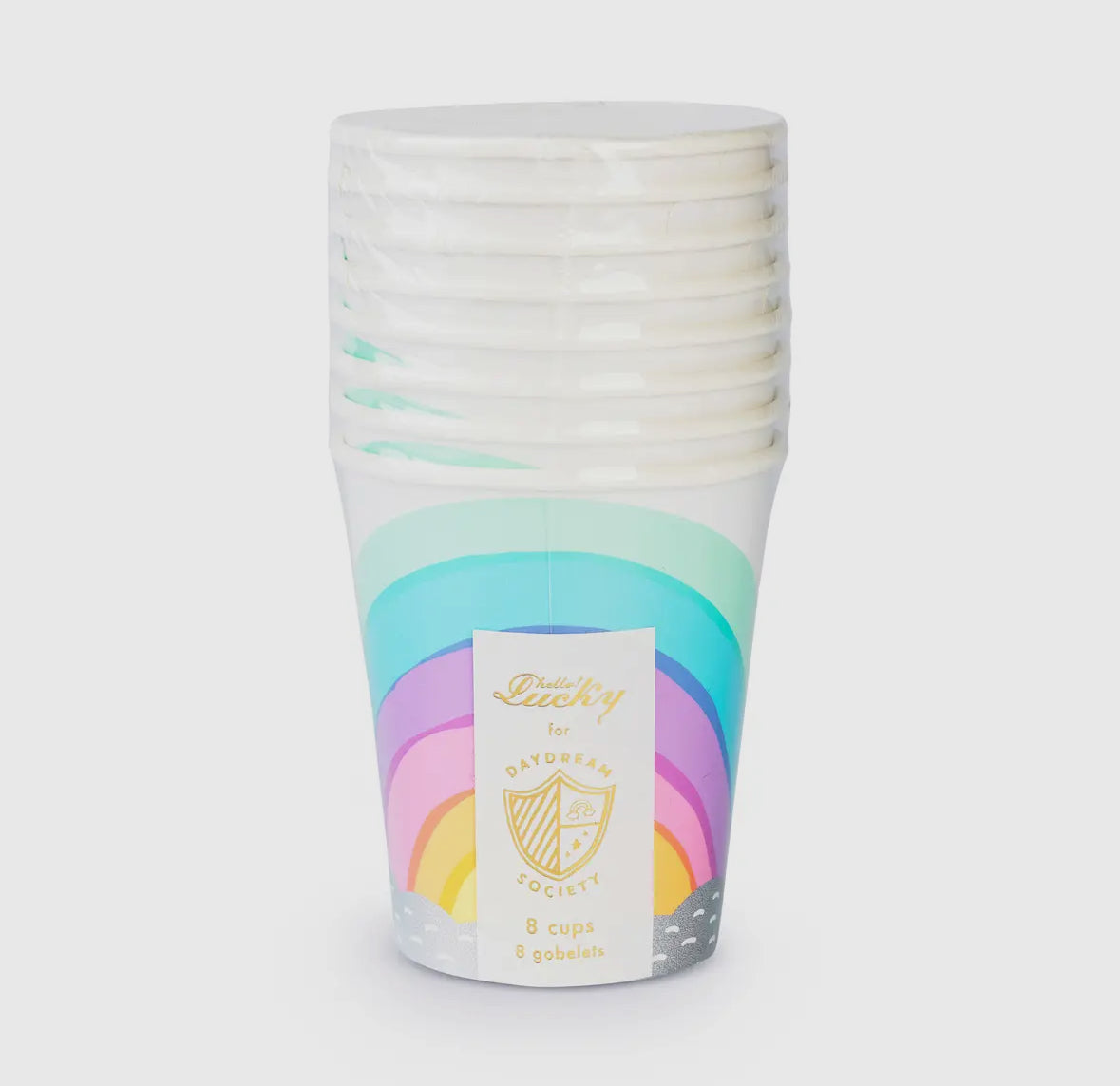 "Radical Rainbow" 🌈 Large Napkin Pack (Pack of 16) by Jollity & Co. + Daydream Society