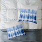 Ombre Blue Tie Dye Pillow made from durable poly canvas, featuring a unique tie dye design in shades of blue. Available in various sizes to add a splash of color and style to your home decor. Perfect for cozy relaxation.