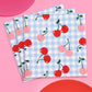 “Sweet as Can Be” cherry paper plates and cups set