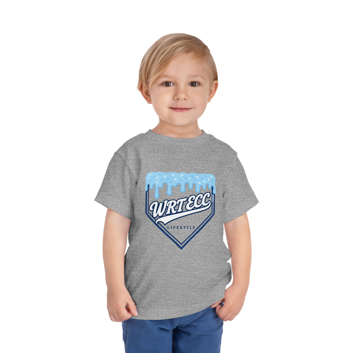 “Big League Drip” 🍦 Lifestyle Drip Plate WRT ECC Toddler Spirit Tee by CGO