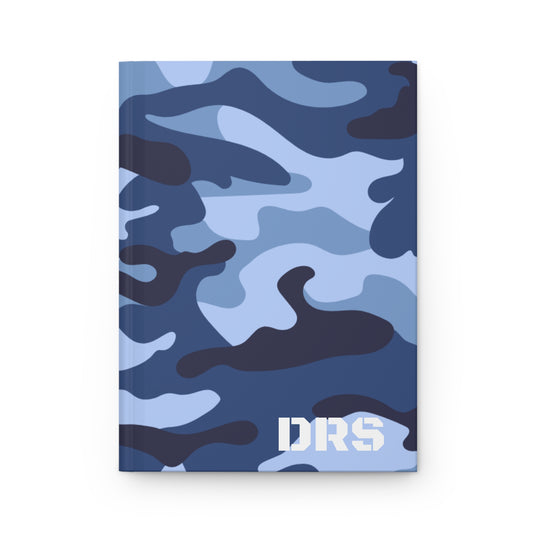 “Field Notes” 📓 Personalized Blue Camo Hardcover Journal by CGO
