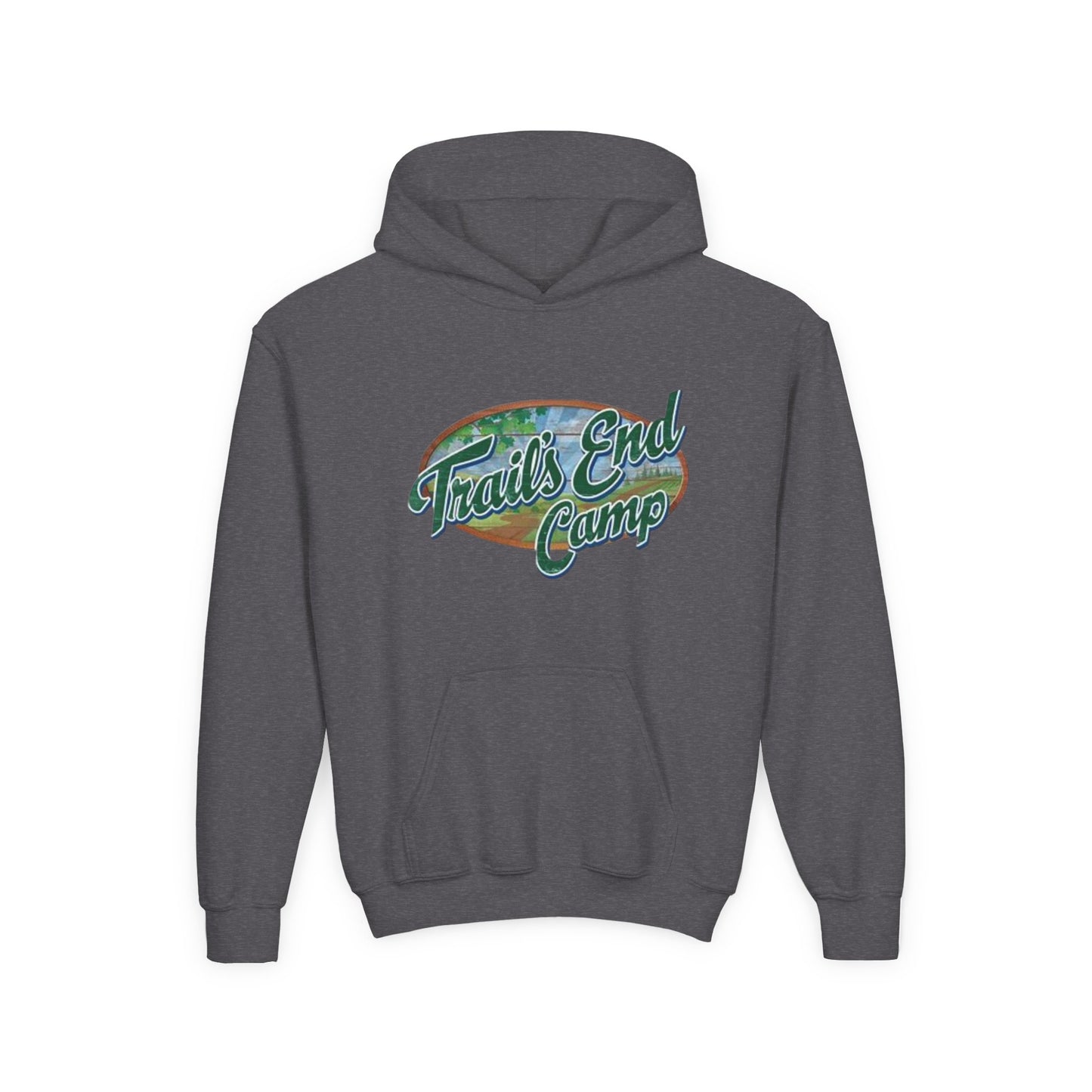 Youth Hoodie — Trails End Camp Retro Logo Sweatshirt