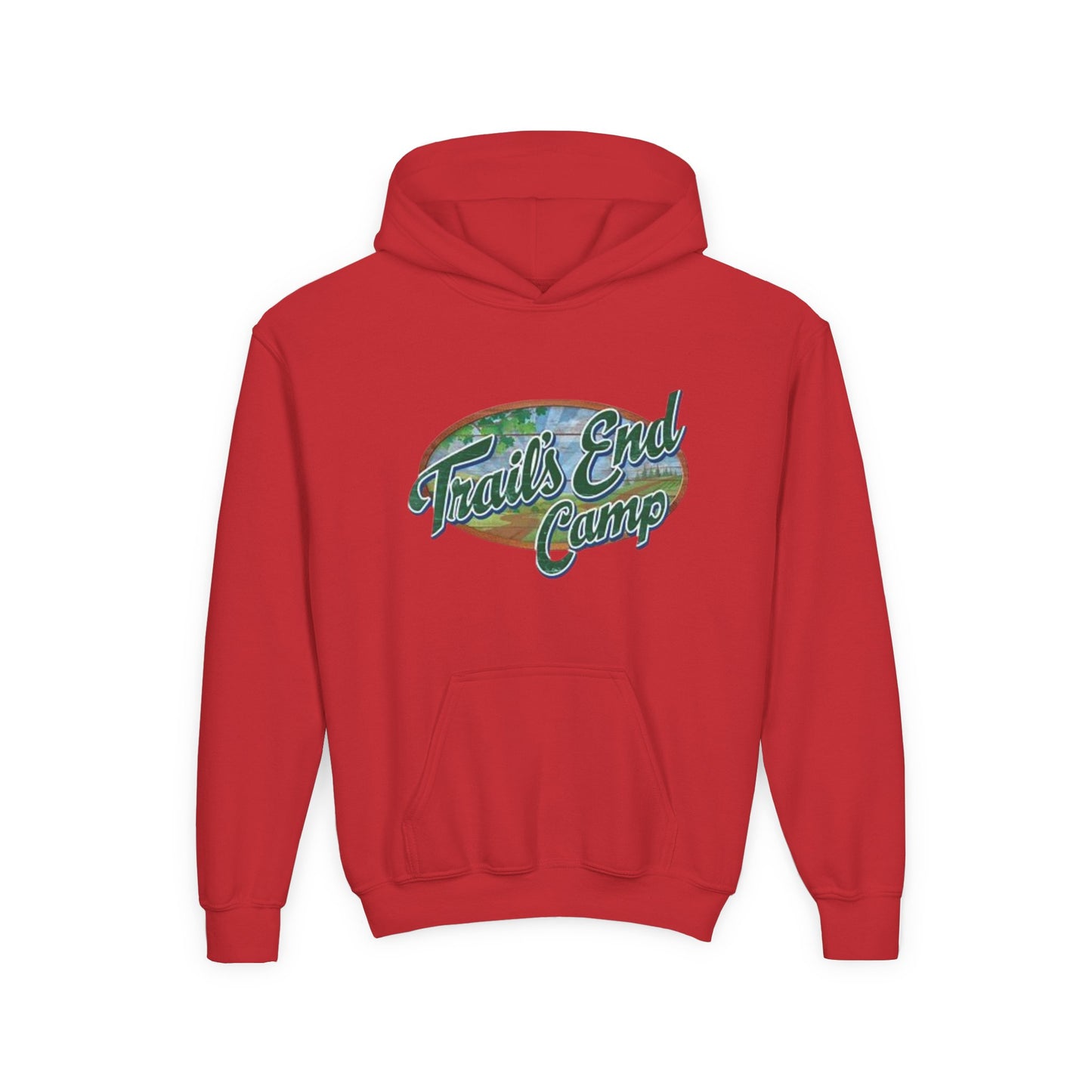 Youth Hoodie — Trails End Camp Retro Logo Sweatshirt