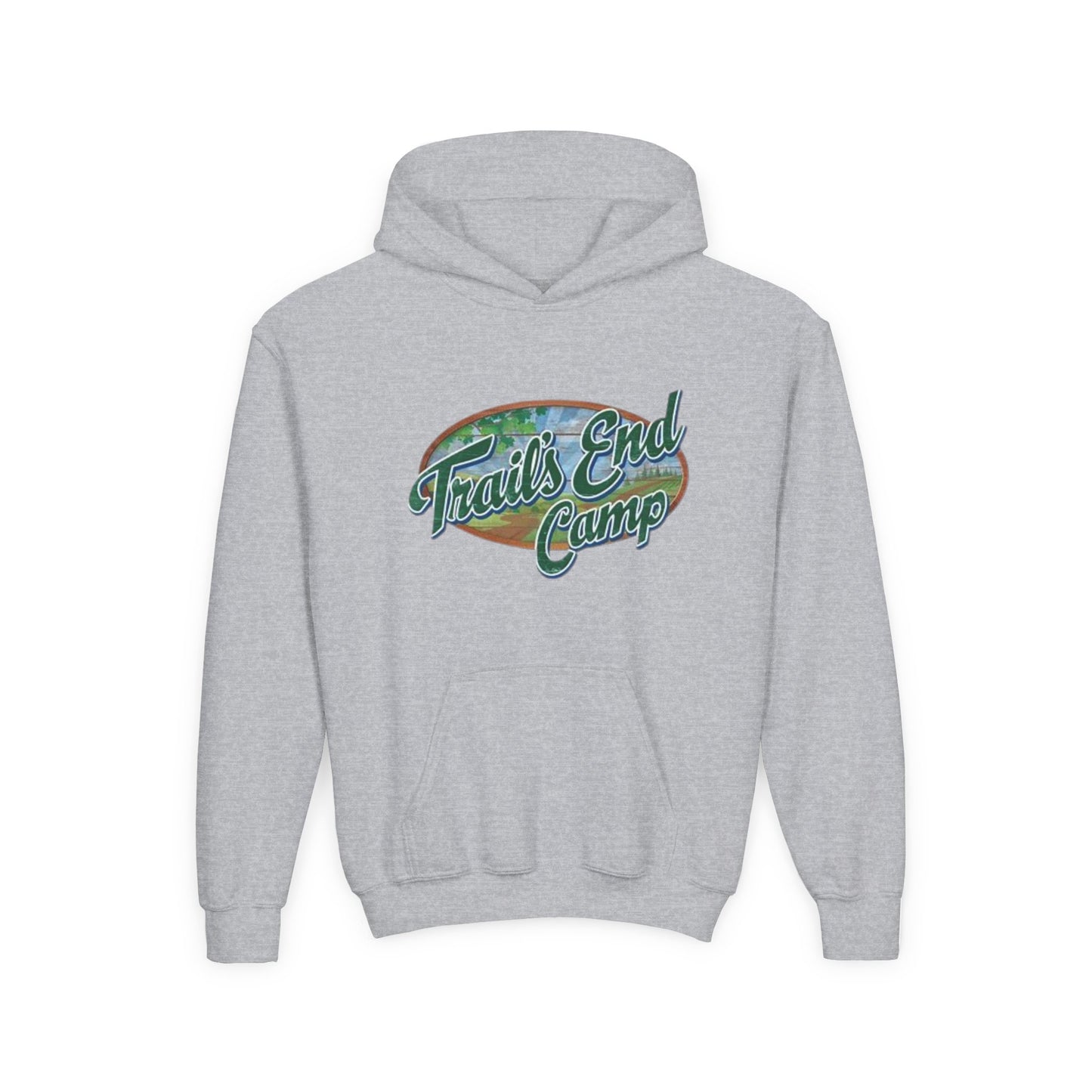 Youth Hoodie — Trails End Camp Retro Logo Sweatshirt