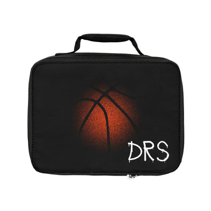 Basketball Lunch Bag — Personalized 'DRS' Sporty Insulated Lunchbox