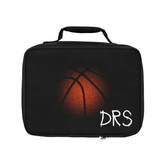 Basketball Lunch Bag — Personalized 'DRS' Sporty Insulated Lunchbox