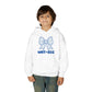 “Heart on Her Sleeve” 🎀 Heart-Filled Statement Bow WRT ECC Kids Hoodie by CGO