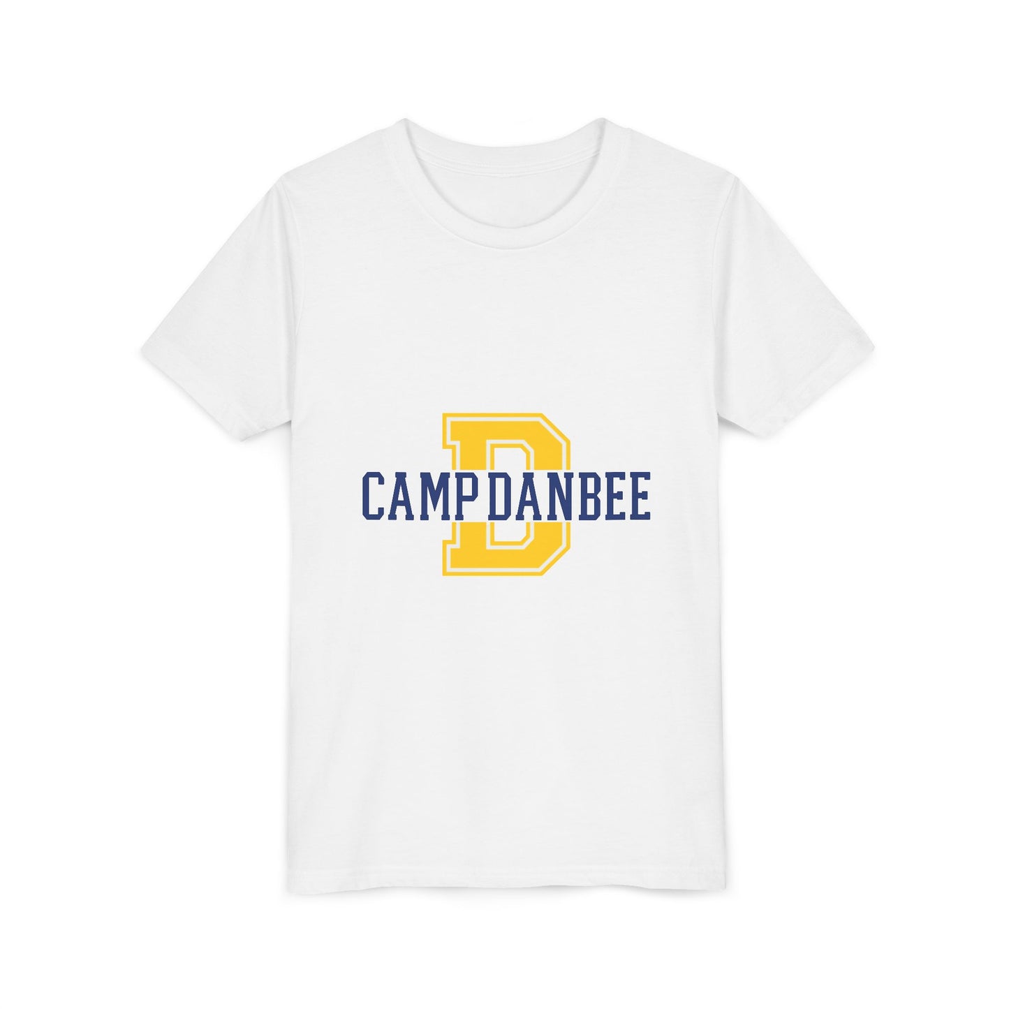 Youth Tee — 'Camp Danbee' Letterman D Logo Kids Shirt