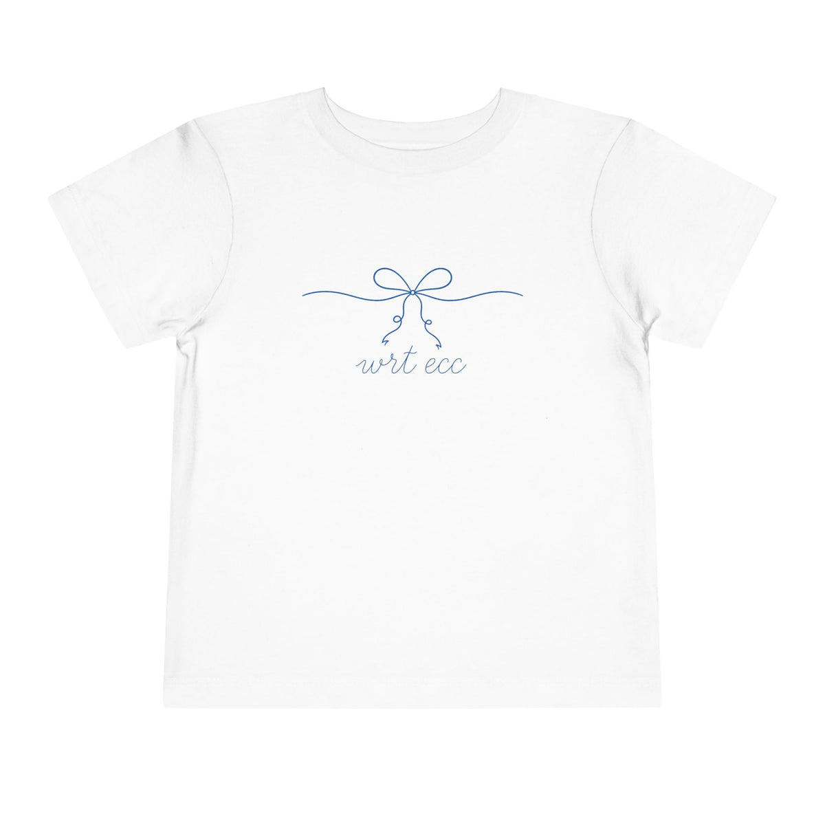 “Tied Together” 🎀 Ribbon Underline Bow WRT ECC Toddler Spirit Tee by CGO