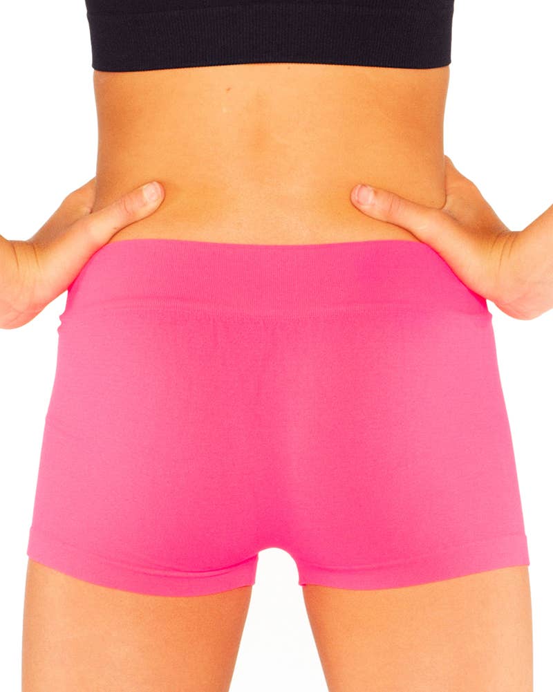 Seamless layering shorts for girls