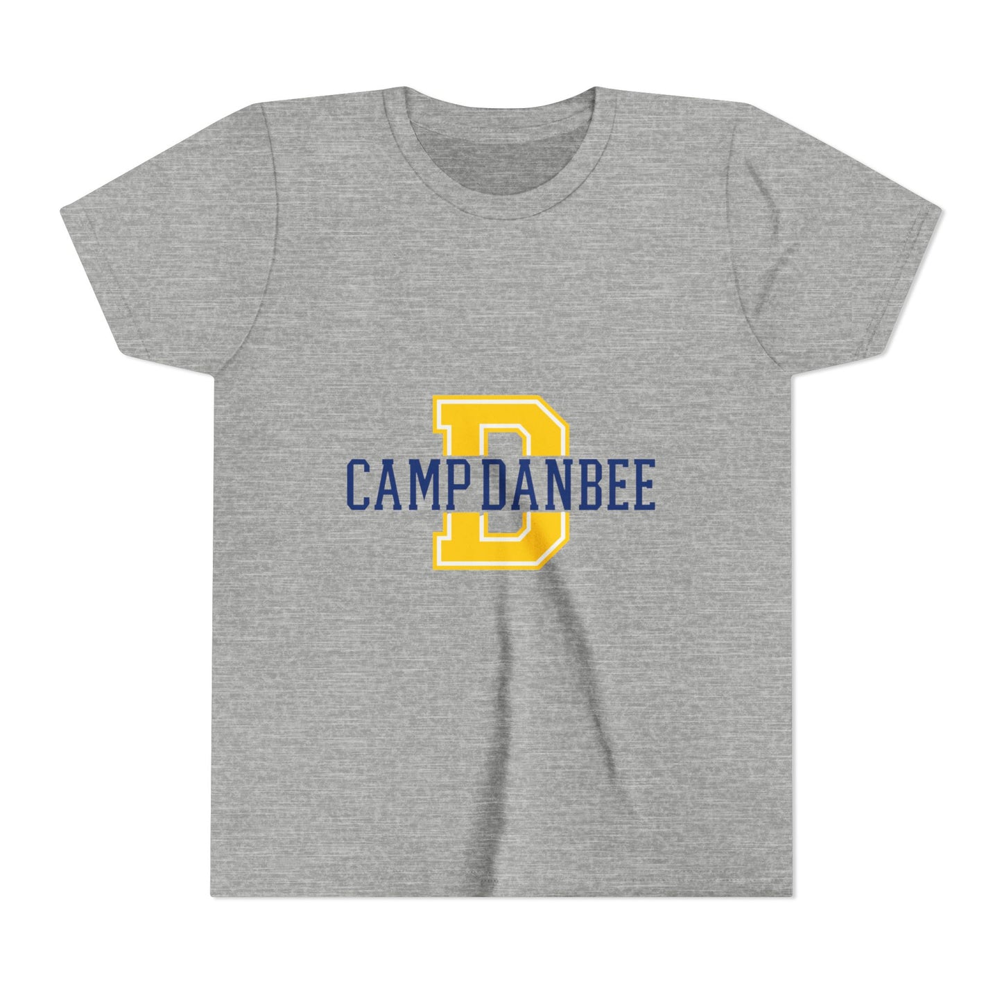 Youth Tee — 'Camp Danbee' Letterman D Logo Kids Shirt