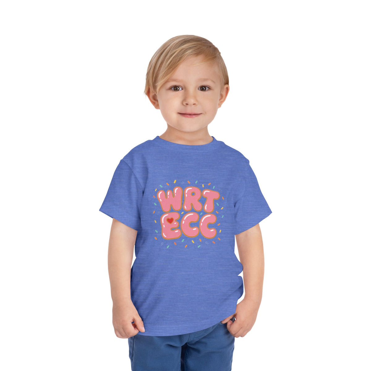 “Extra Sprinkles” 🍩 Donut-Glaze Letters WRT ECC Toddler Spirit Tee by CGO