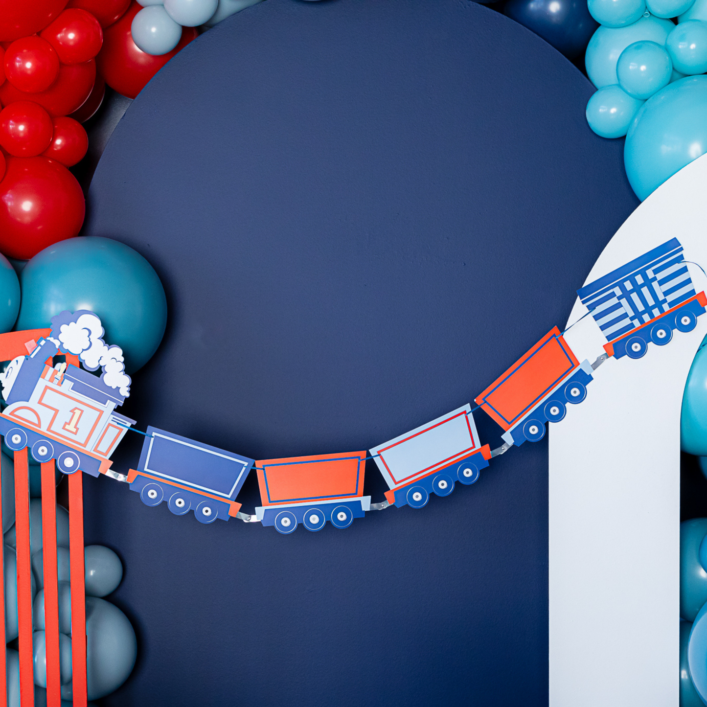 "Chugga Chugga" 🚂 Thomas & Friends Train Birthday Banner by Bonjour Fête