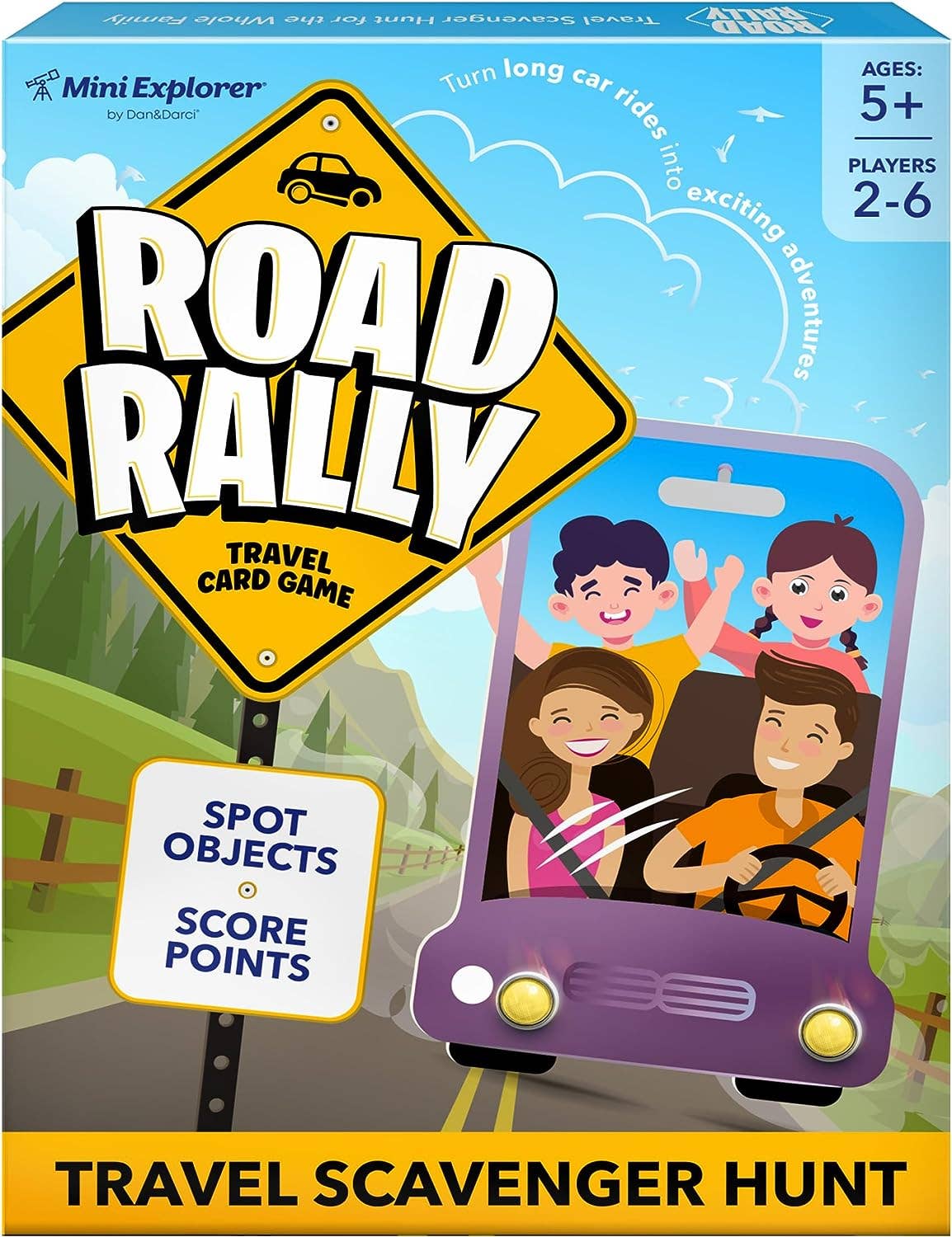 "Are We There Yet?" 🚗 Road Rally Travel Scavenger Hunt Card Game by Dan&Darci