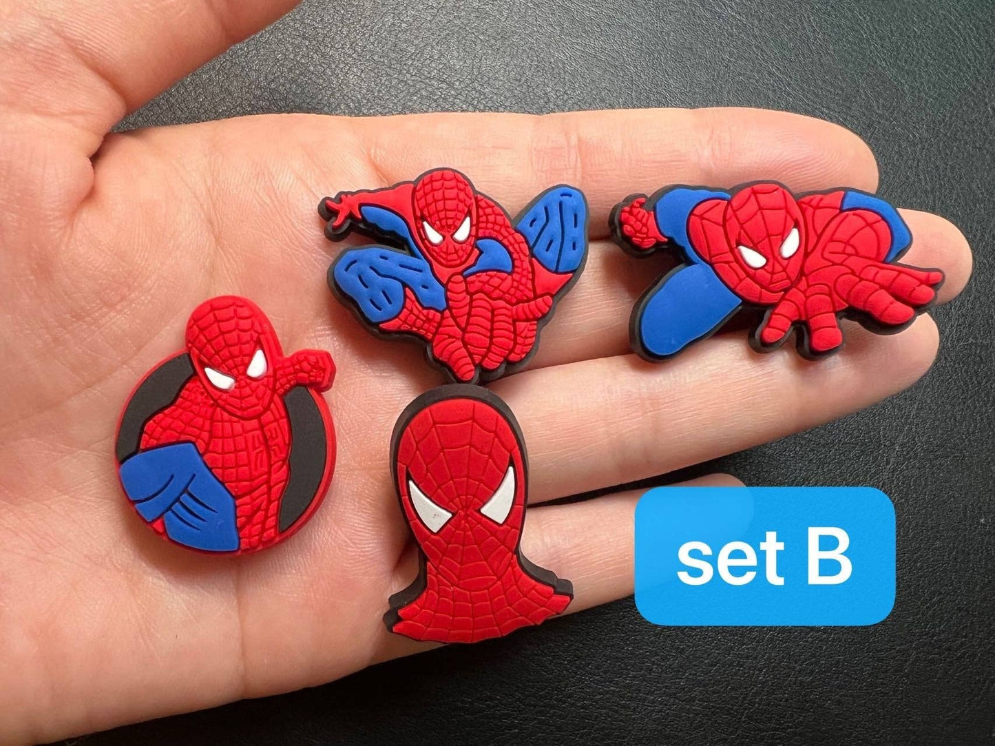 "Web Slinger" 🕷️ Spider-Man Croc Charm Set (22-Pack) by JuliesDecal