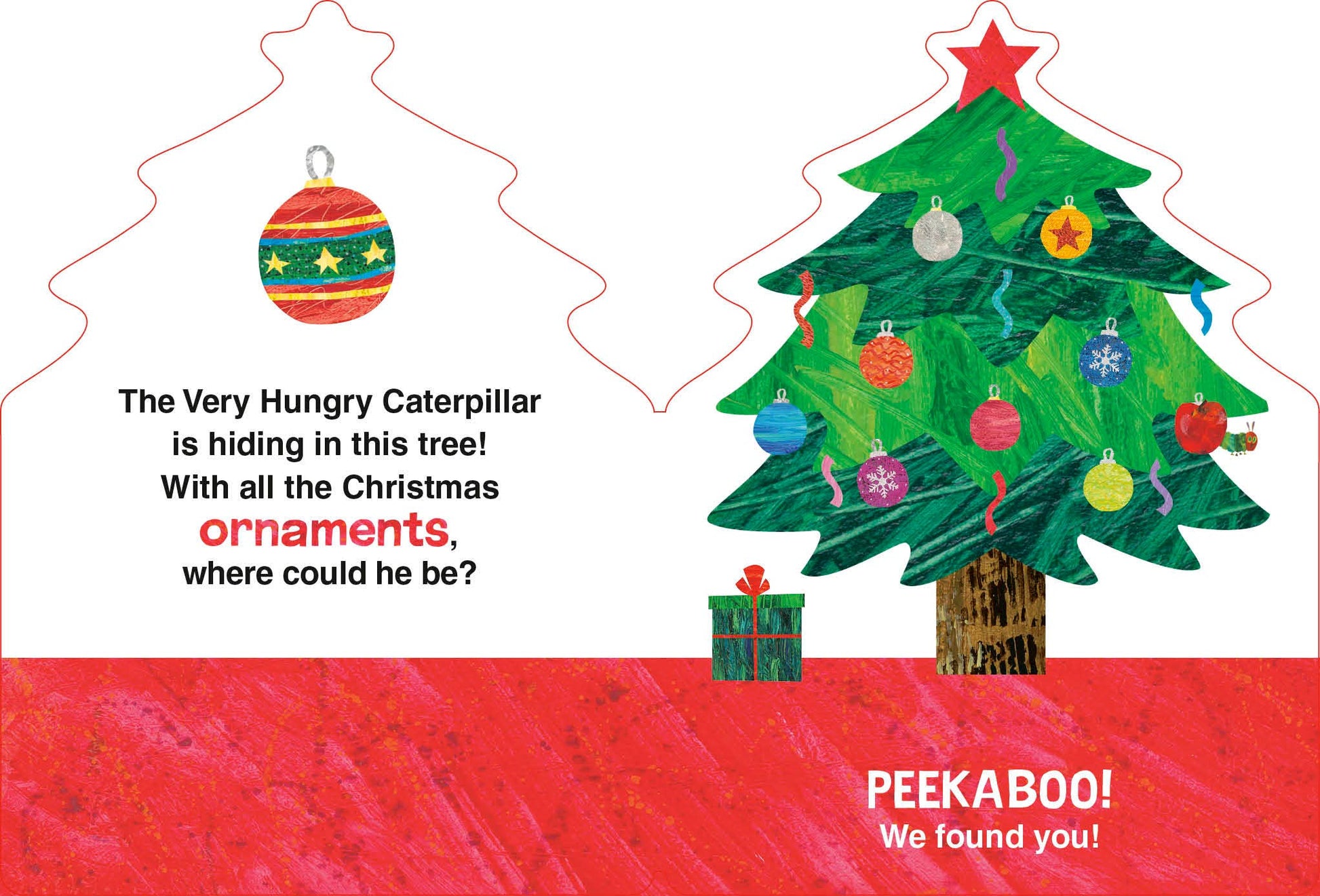 The Very Hungry Caterpillar's Peekaboo Christmas: A delightful children's book filled with holiday cheer. Featuring vibrant illustrations and interactive peekaboo flaps, this festive tale engages young readers and fosters a love for reading. Perfect for storytime and holiday gifting.
